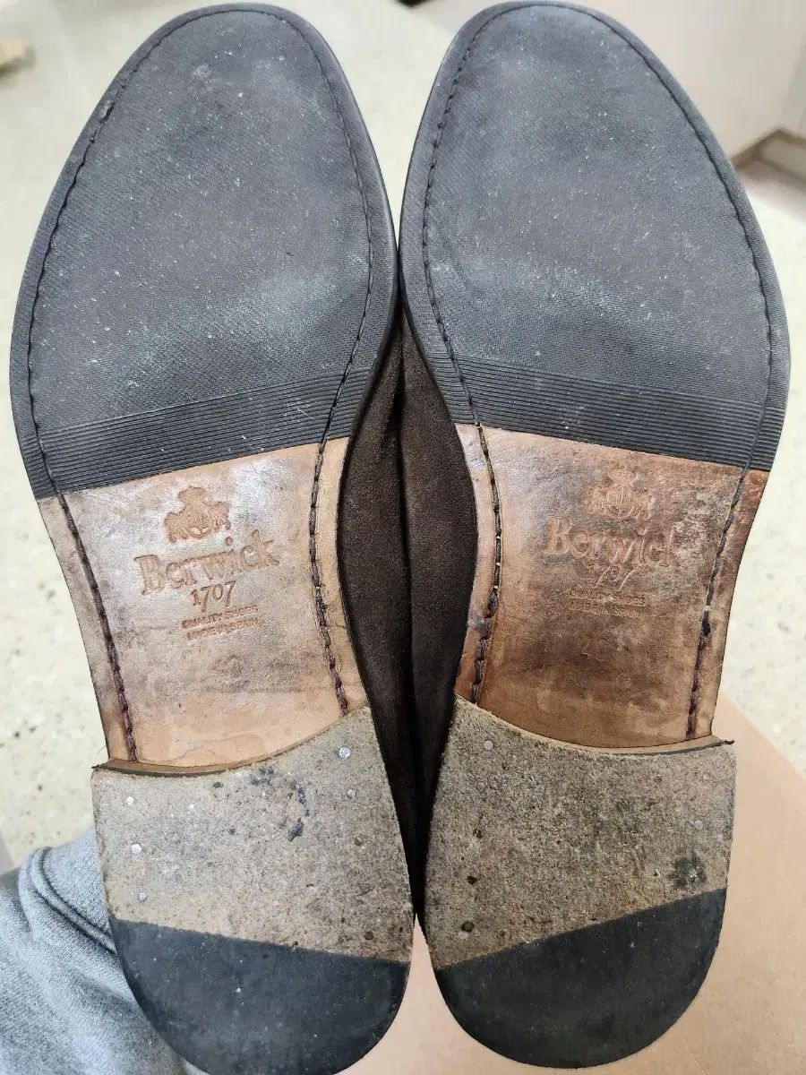  40 Berwick バーウィック 1707 5123 ブラウン スウェード ローファー ローファー ブーツ 革靴