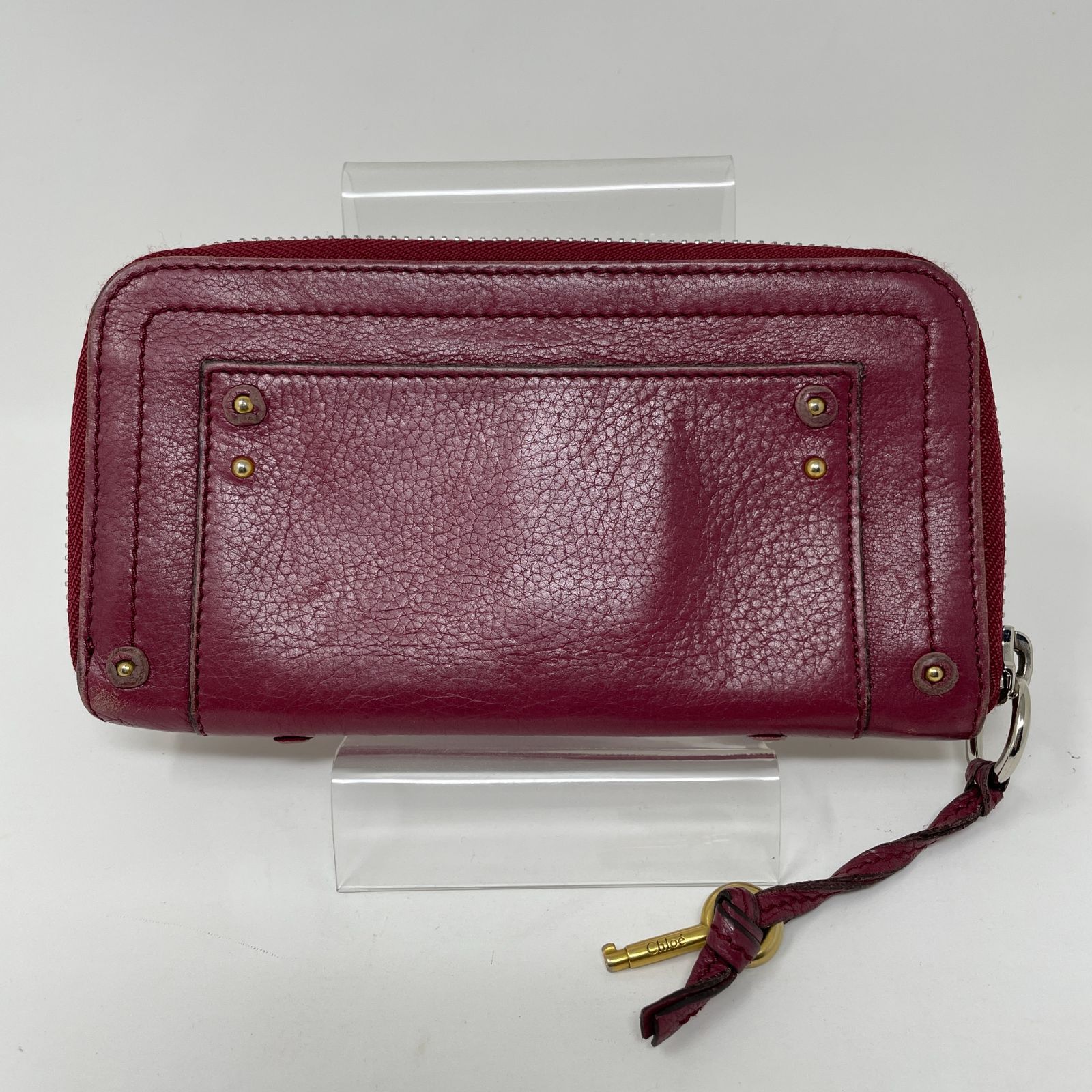 クロエ Chloe パディントン カデナ レザー ラウンドファスナー長財布