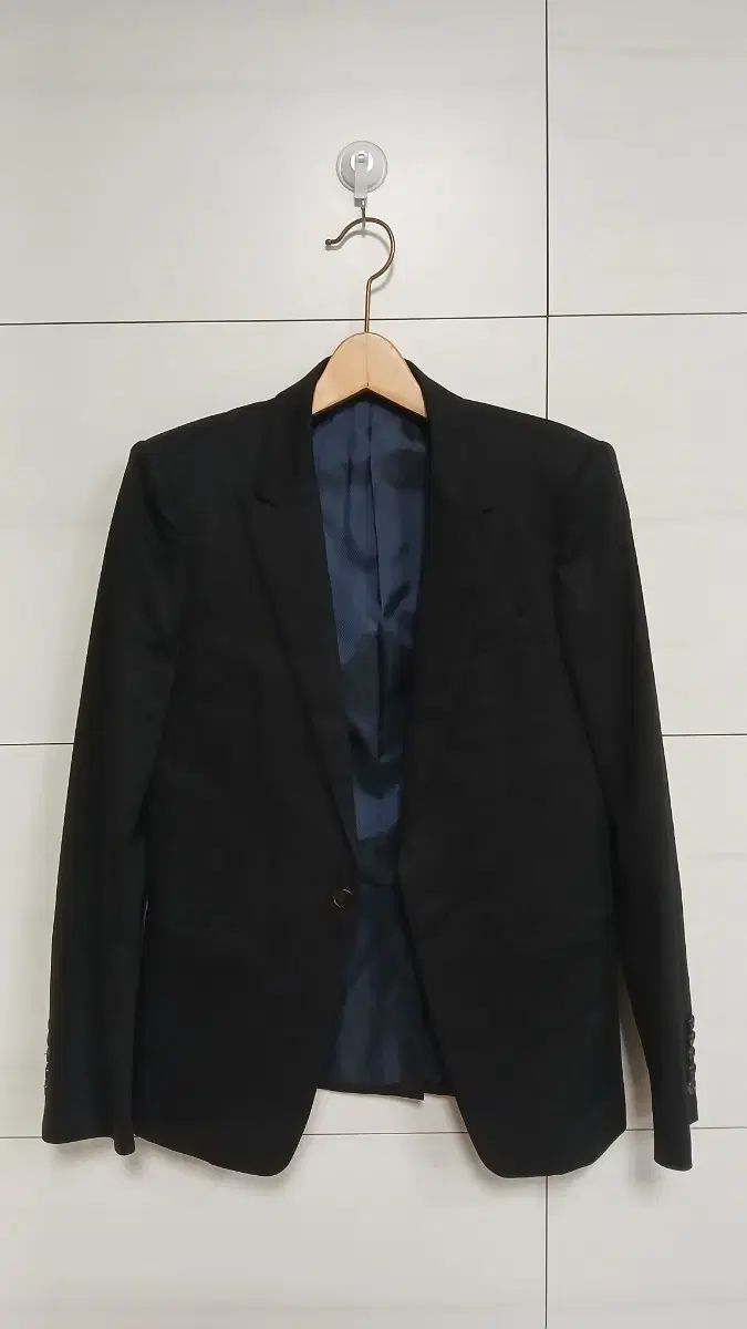 SYSTEM ブラック メンズ スーツ ジャケット