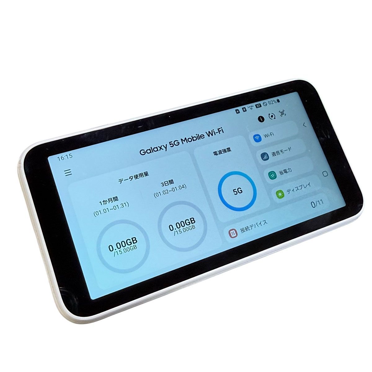 ジャンク扱い◇au◇Galaxy 5G モバイル Wi-Fi SCR01 ポケットWi-Fi SIM