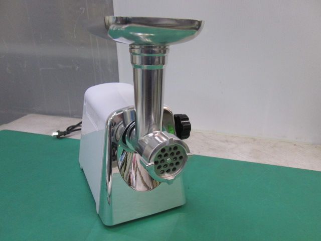 未使用 Hanchen 電動ミンサーミンチ機 3/5/7mmプレート付 MGE-120 家庭