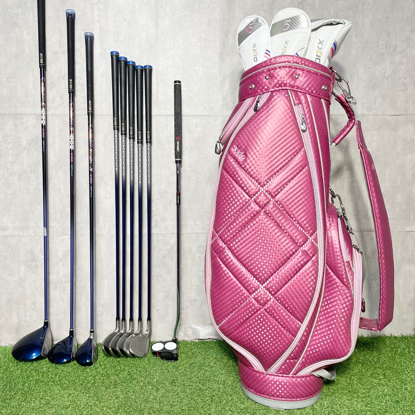 新品キャディバッグ XXIO MP900 MP600 レディースクラブセット L 新品キャディバッグ XXIO MP900 MP600 レディースクラブセット L 新品
