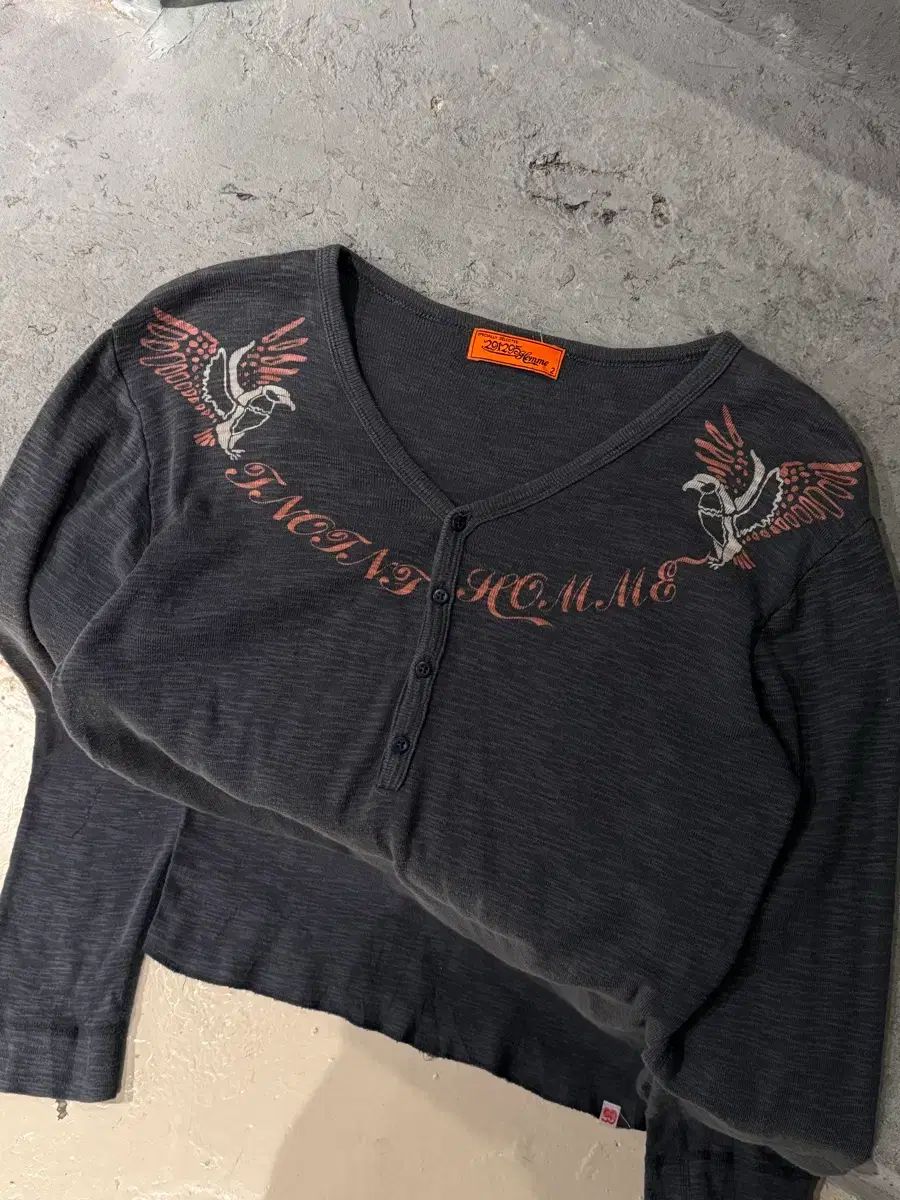 291295 オム ヘンリーネック ロングスリーブ