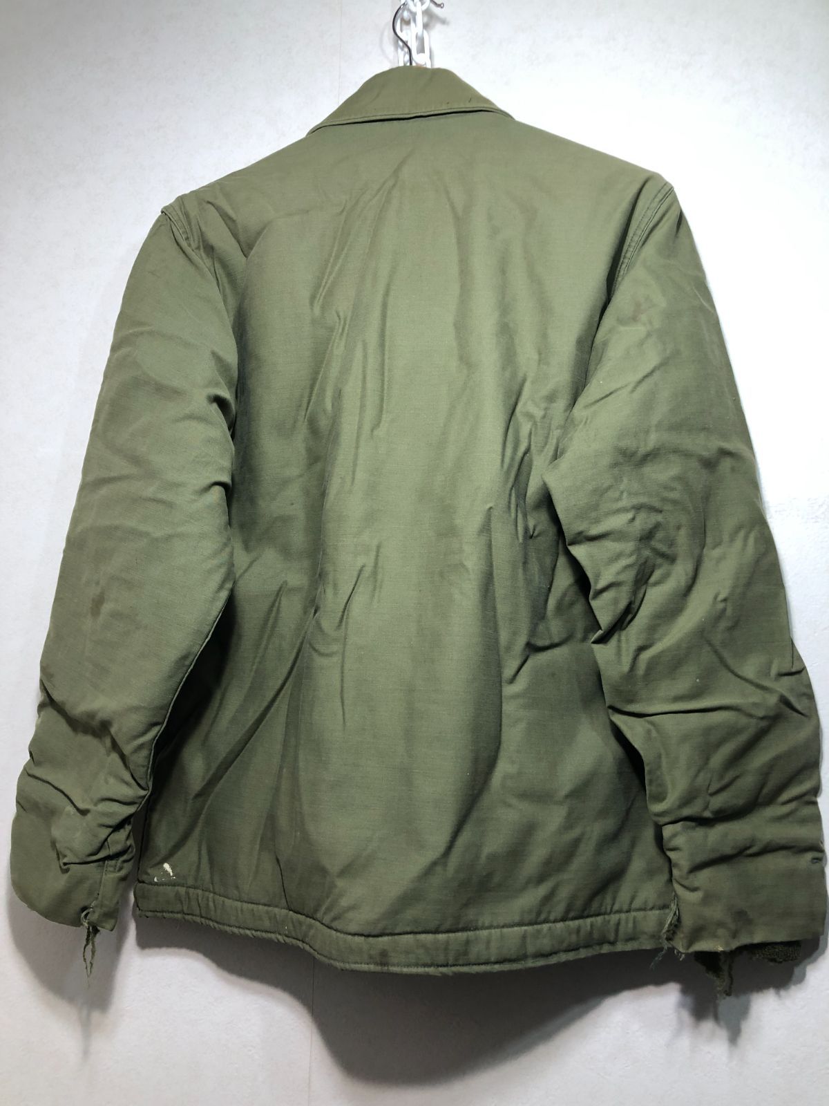 031040 ALPHA A-2 SCOVILL GRIPPER デッキ ジャケット M ミリタリー ジップ アルファ
