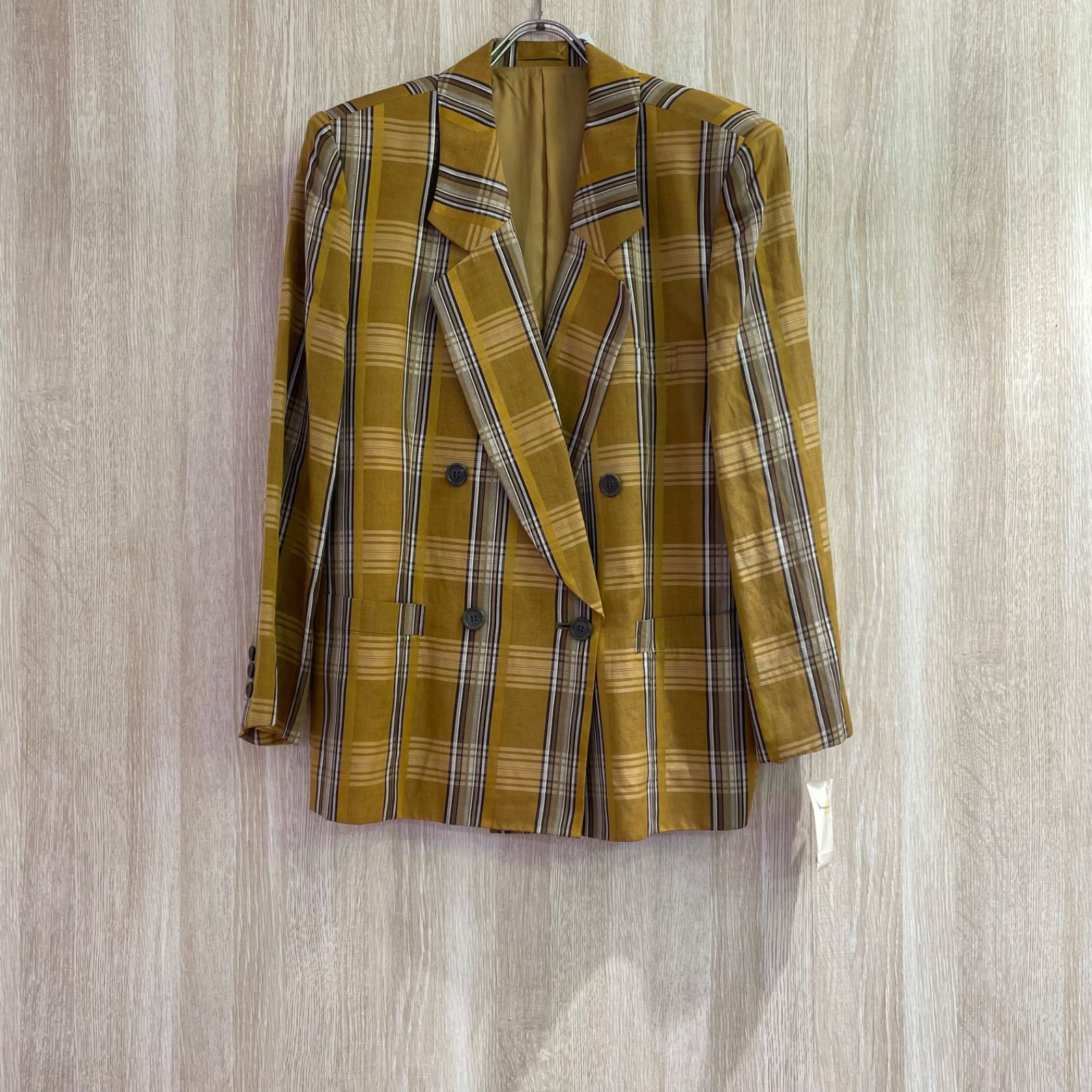 【BURBERRY】ヴィンテージ ダブルブレスト テーラードジャケットカシミヤ混 BURBERRY】ヴィンテージ ダブルブレスト テーラードジャケットカシミヤ