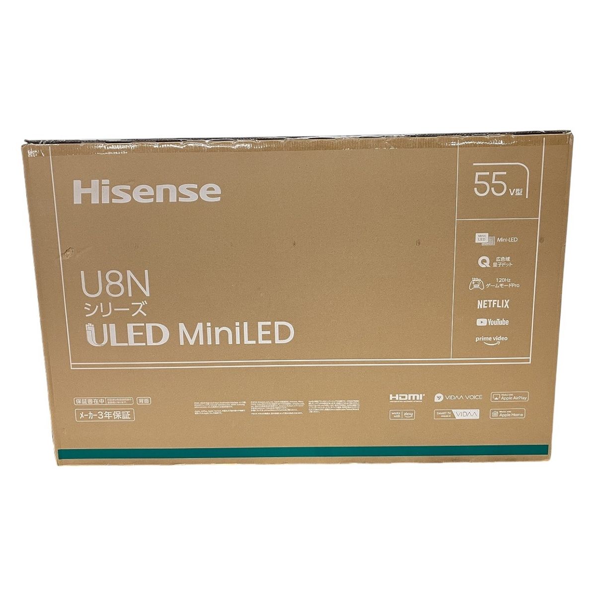 Hisence 55 U 8 N ハイセンス V型 55インチ 4 K 液晶テレビ ♥