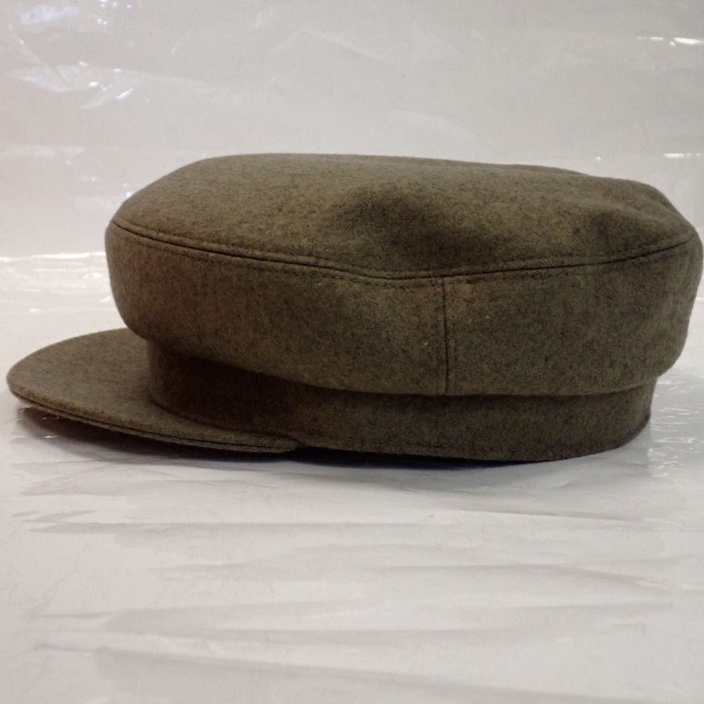  Th 1004338 エルメス キャスケット 帽子 セリエマーク カシミヤ ベージュ系 58 HERMES ♥ キャスケット ハンチング 帽子