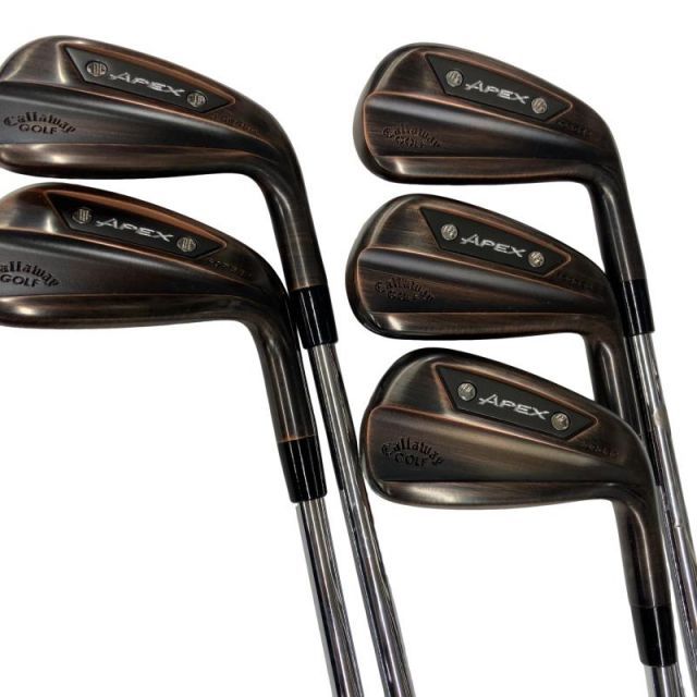 キャロウェイ APEX Ai 200 COPPER CE 5 S アイアンセット IR NS PRO MODUS 3 TOUR 105 フレックスS メンズ 男性用 右利き 右用 Bランク ゴルフクラブ