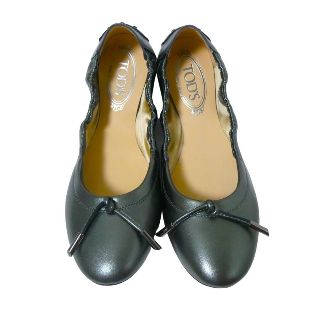 【新品未使用品】TOD'S トッズ 靴 フラットシューズ バレエシューズ 新品同様 TOD'S トッズ サイズ39.5 約26.5㎝ バレエシューズ
