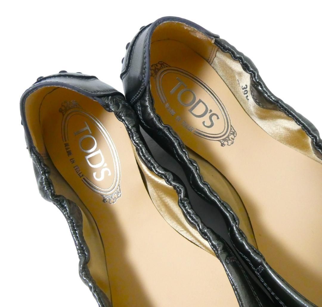 新品同様 TOD'S トッズ サイズ39.5 約26.5㎝ バレエシューズ