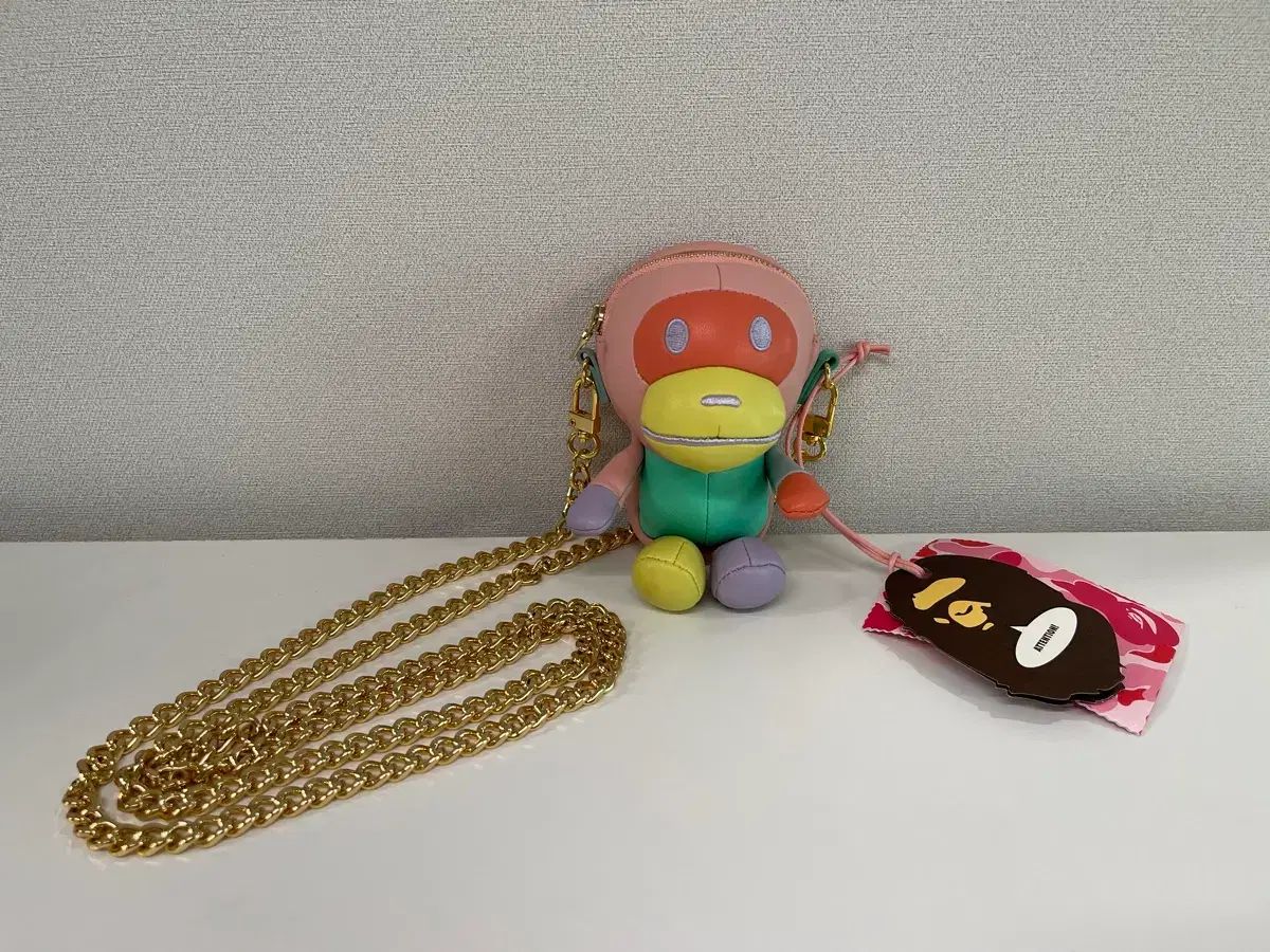 A BATHING APE アベイシングエイプ ベイビー マイロ ミニ チェーン ショルダーバッグ クロスバッグ