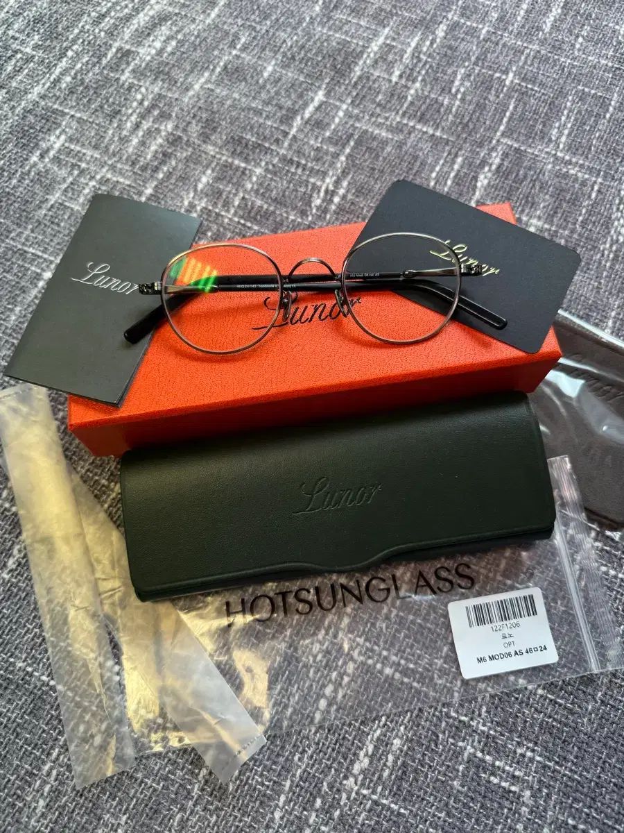 Lunor ルノア M 6 Mod 06 AS 46 Size メガネ 度なし ブルーライト