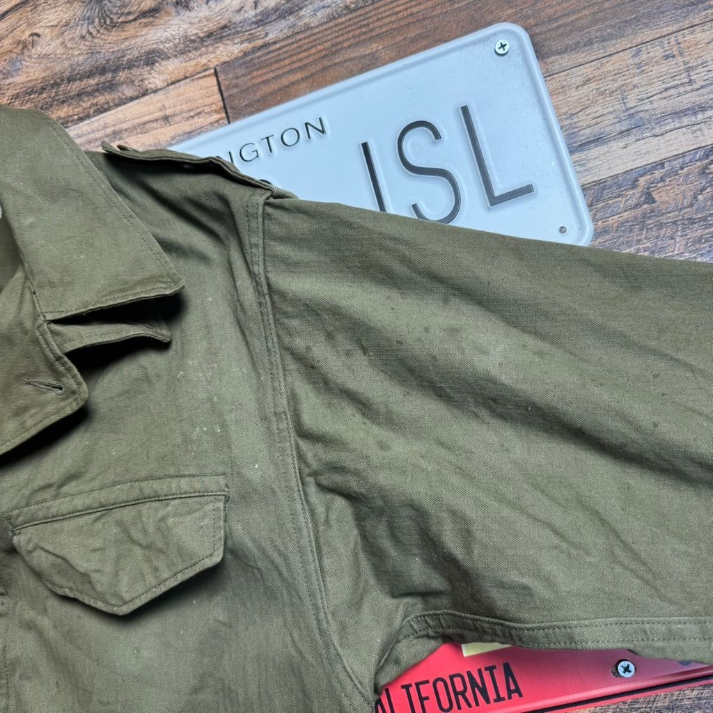 フランス軍 M-47 フィールドジャケット 前期 50s 実物 HBT