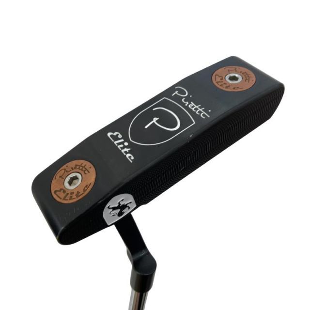 Piretti CORTINO Elite ブラック ホワイトペイント 33インチ パター PT スチール フレックスその他 メンズ 男性用 右利き 右用 Dランク ゴルフクラブ