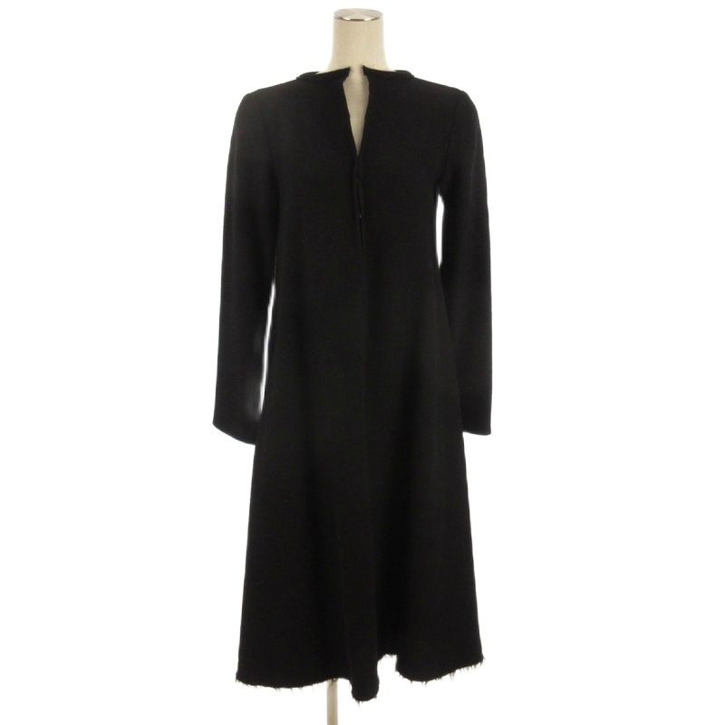 ワイズ Y s ヨウジヤマモト スキッパー ワンピース ロング ニット YY D 10 143 ブラック 3
