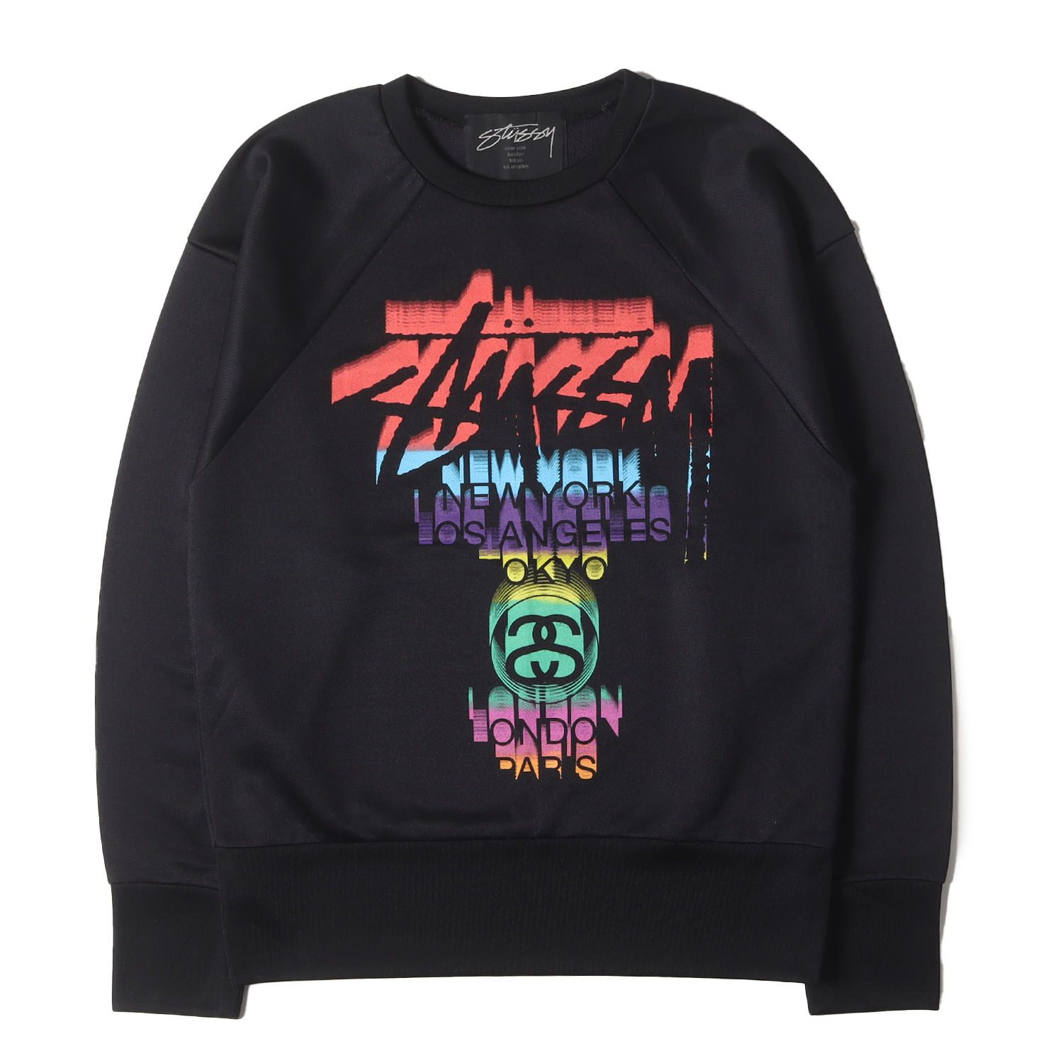STUSSY ステューシー スウェット ブラック 黒 サイズ:S(レディース 