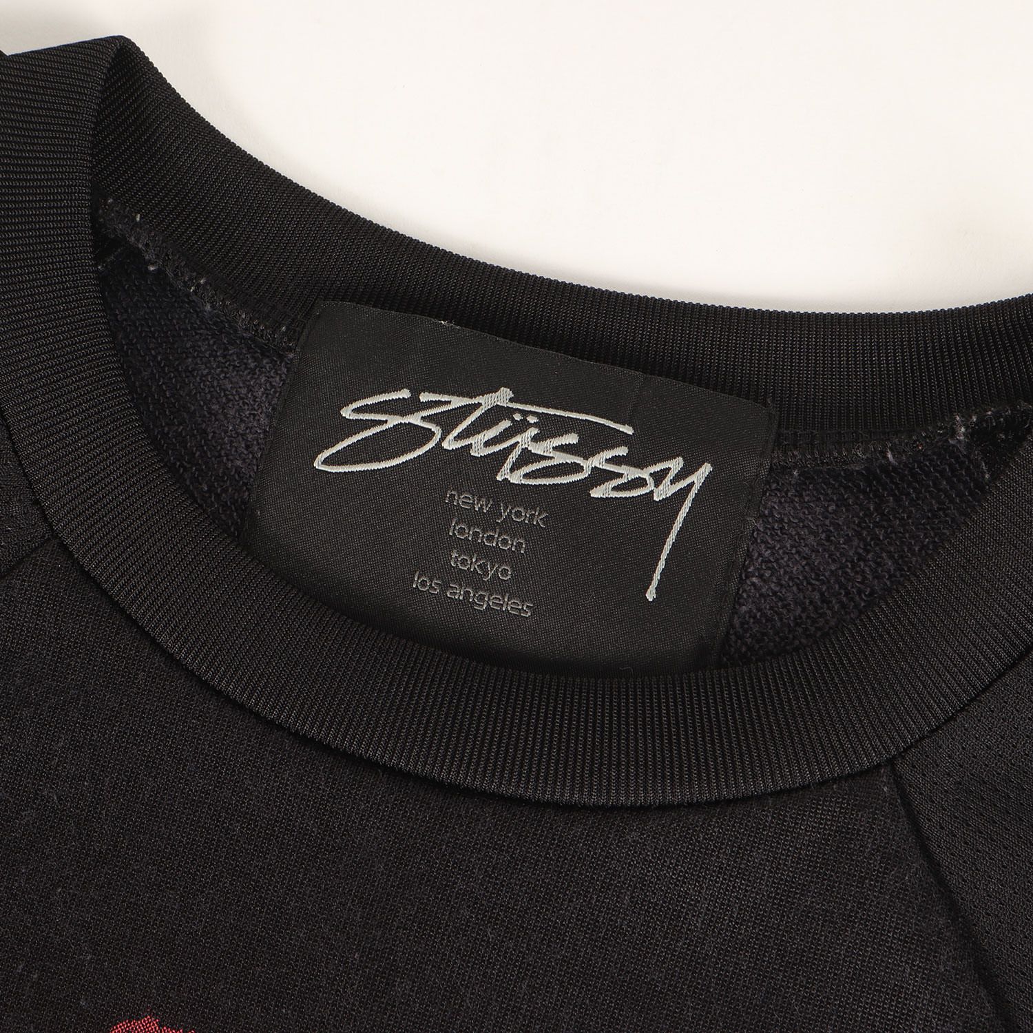 STUSSY ステューシー スウェット ブラック 黒 サイズ:S(レディース 