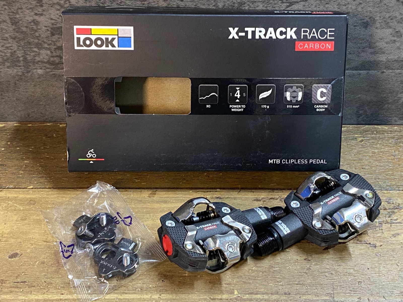 JR 798 ルック LOOK X TRACK RACE CARBON ビンディングペダル