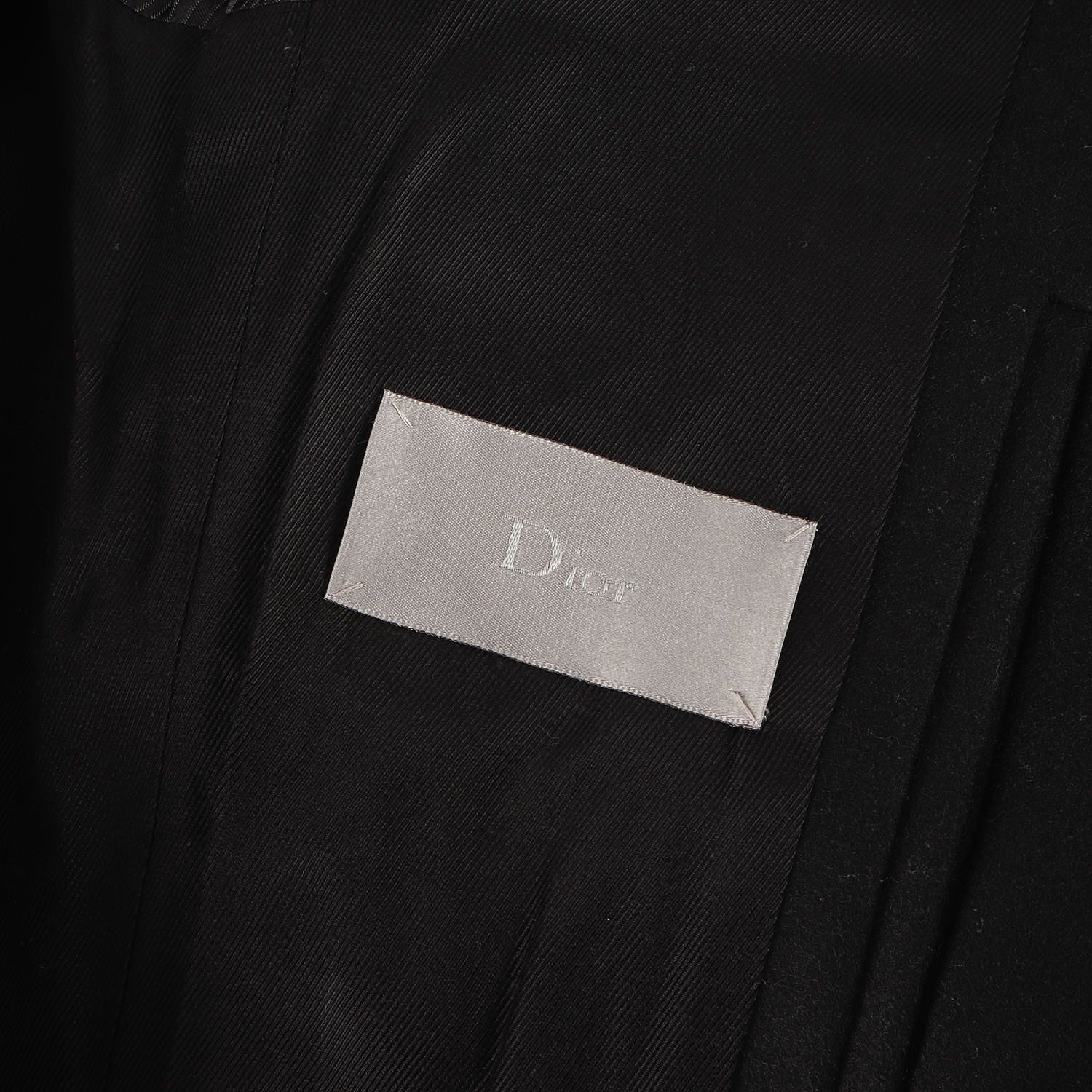 Dior ディオール コート ブラック 黒 サイズ:44 | 09AW KRIS VAN