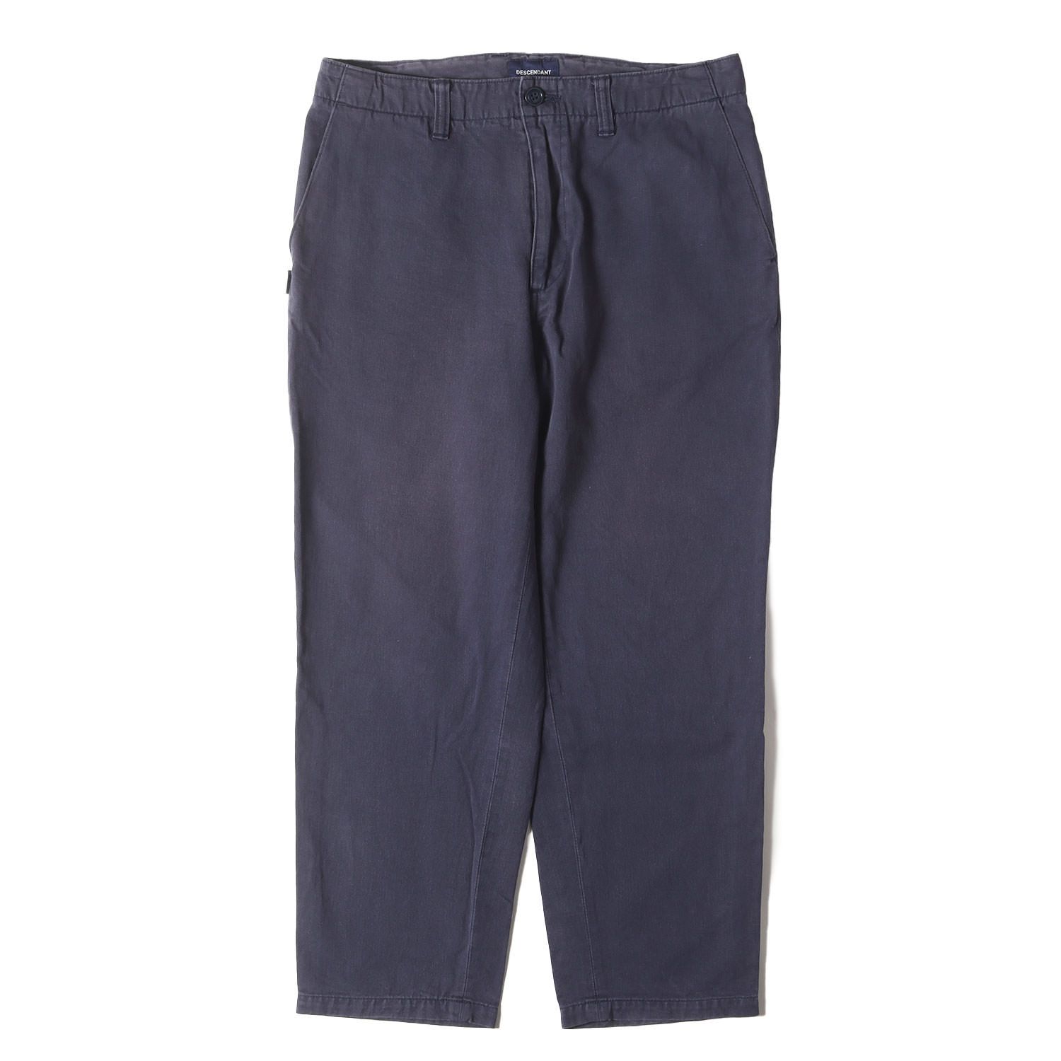 ディセンダント パンツ ネイビー 紺 サイズ 2 Ron Herman コットンツイル チノパンツ ボトムス ズボン コラボ メンズ