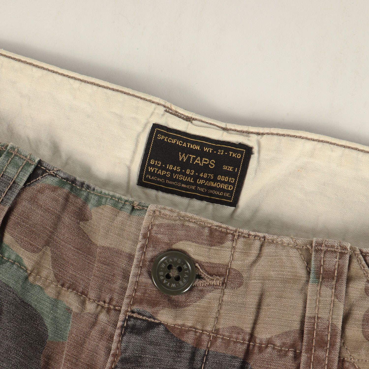 WTAPS ダブルタップス パンツ ウッドランドカモ サイズ:S | ウッド
