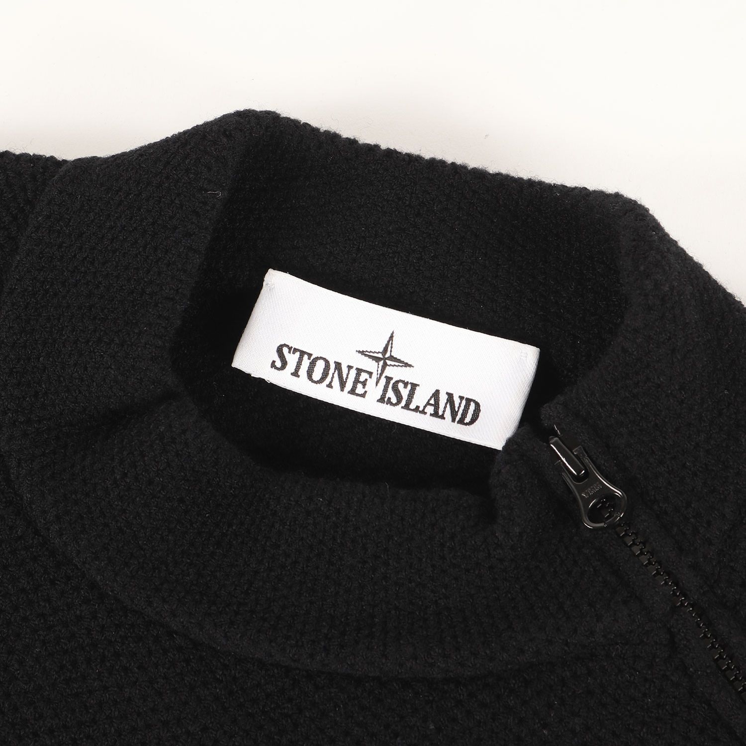 美品】STONE ISLAND ストーンアイランド ニット ブラック 黒 サイズ:XL 