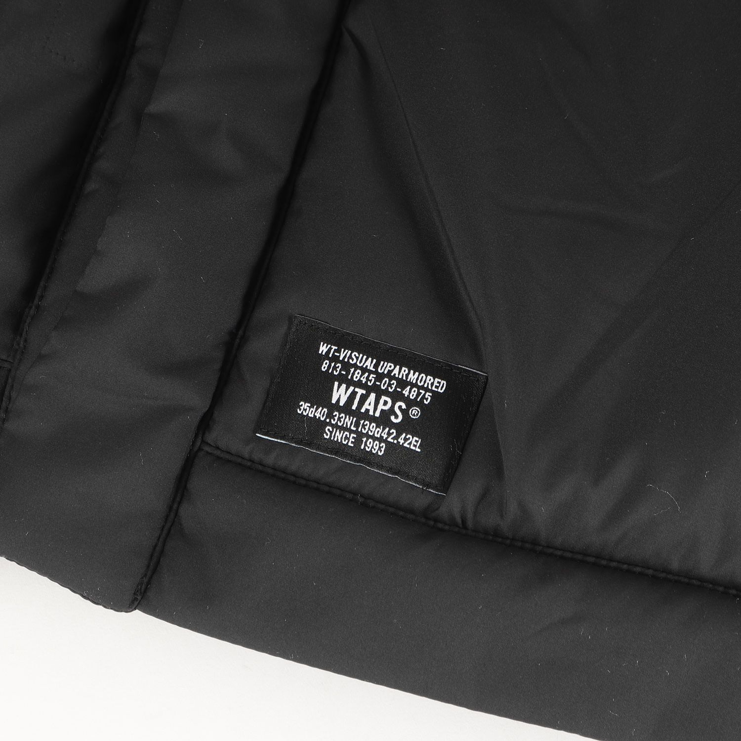 WTAPS ベンチジャケット　サイズ01 ブラック WTAPS ベンチジャケット サイズ01 ブラック WTAPS 'BENCH / JACKET