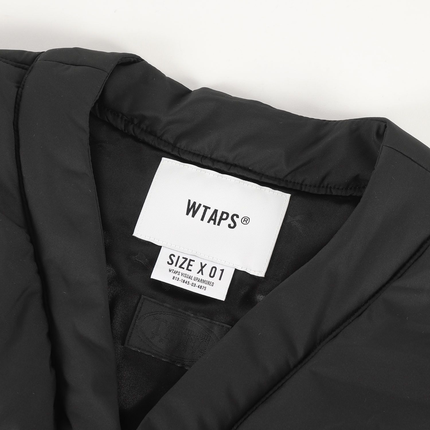 新品】WTAPS ダブルタップス ジャケット ブラック 黒 サイズ:01 | 25AW