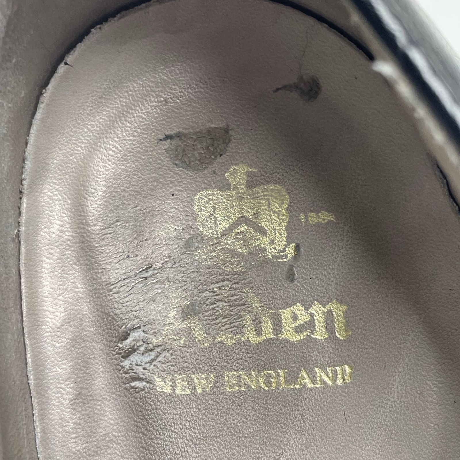 キッドレザー ミリタリーラスト