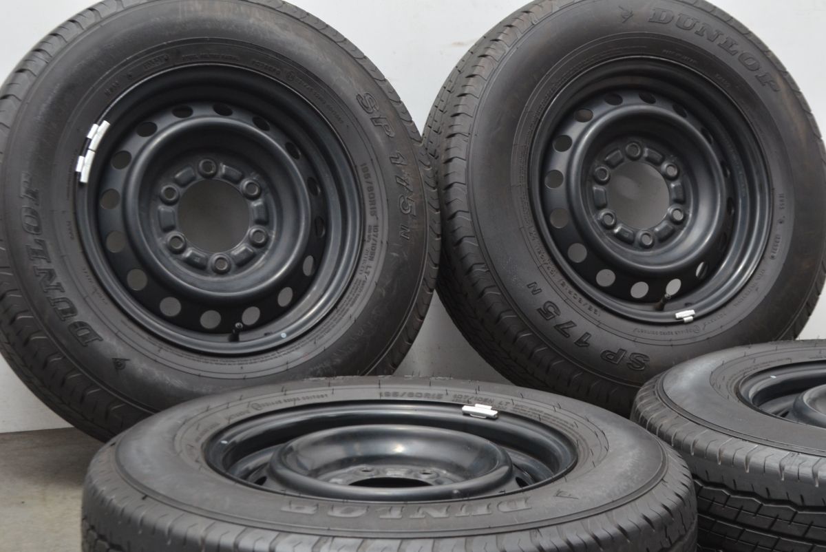 トヨタ 200系 ハイエース 15 in 6 J 35 PCD 139 7 ダンロップ SP 175 N 195 80 R LT レジアスエース 流用 ノーマル戻し 可