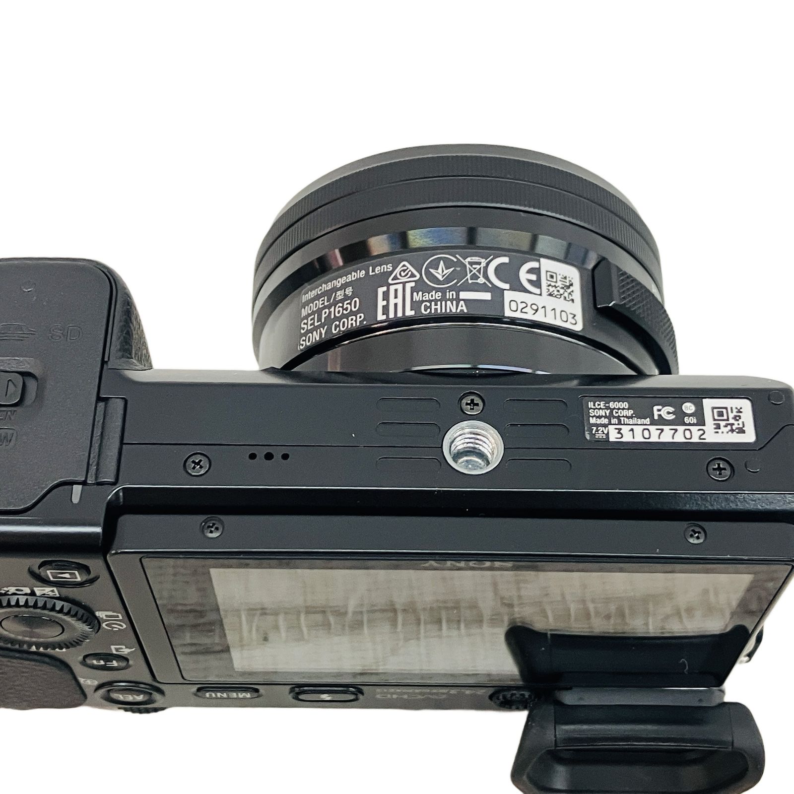 【中古】SONY α6000ミラーレス一眼 、16-50mmレンズ α（ソニー） ソニー SONY α6000 ILCE-6000 レンズセット シルバー