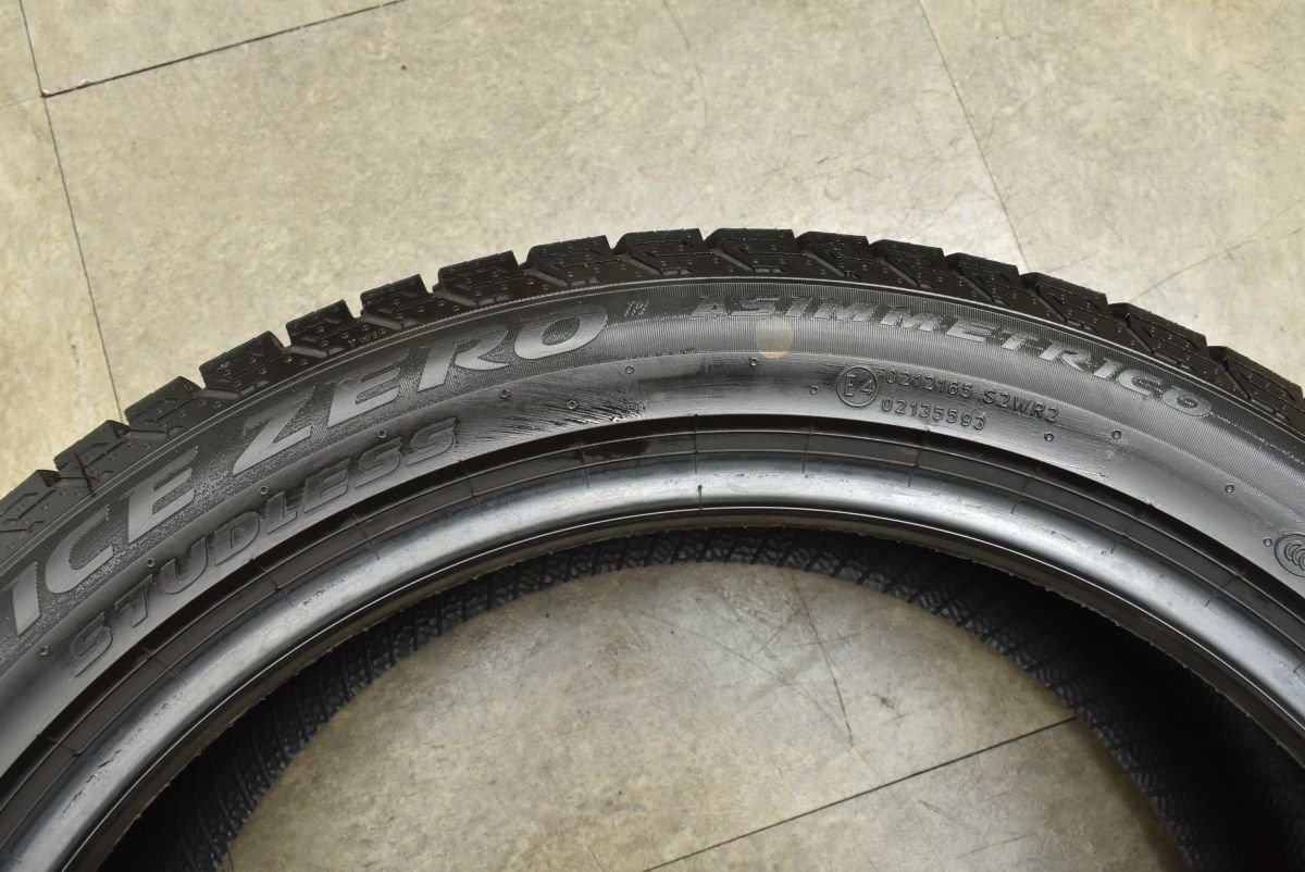  2025 2025年製 バリ溝 ピレリ アイスゼロ アシンメトリコ 225 45 R 18 2本セット スタッドレス クラウン マークX カムリ W 177 247 A 3 4 18インチ スタッドレス