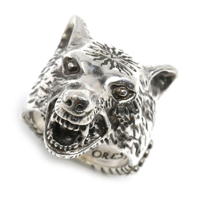 ［希少］GUCCI アンガーフォレスト　ラージウルフリング 楽天市場】グッチ リング メンズジュエリー シルバー925 アンガー