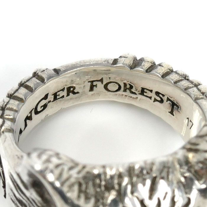 GUCCI グッチ シルバー925 アンガーフォレスト ウルフヘッド リング