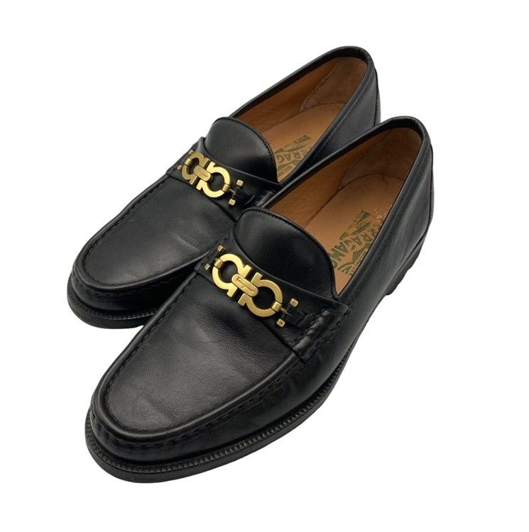 Salvatore Ferragamo サルヴァトーレフェラガモ ガンチーニ ローファー UR 31285 サイズ8 メンズ D 4