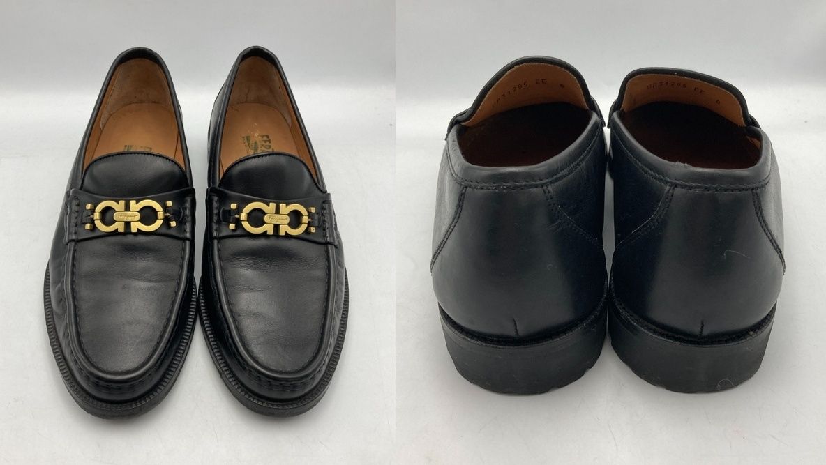 Salvatore Ferragamo サルヴァトーレフェラガモ ガンチーニ ローファー UR 31285 サイズ8 メンズ D 4