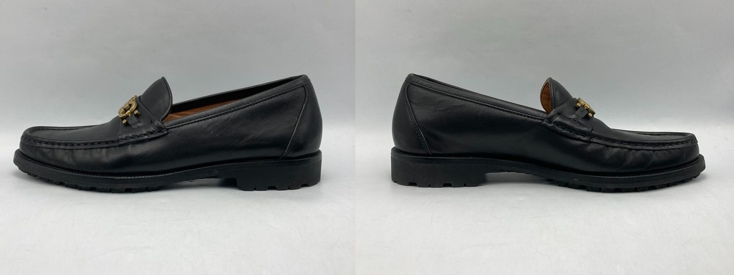  Salvatore Ferragamo サルヴァトーレフェラガモ ガンチーニ ローファー UR 31285 サイズ8 メンズ D 4 ローファー ブーツ 革靴