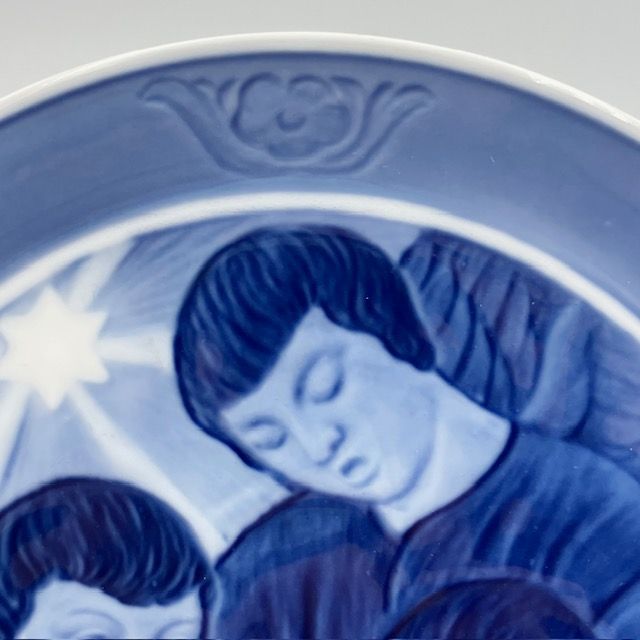 二級品】 ロイヤルコペンハーゲン イヤープレート 1922年 「Three