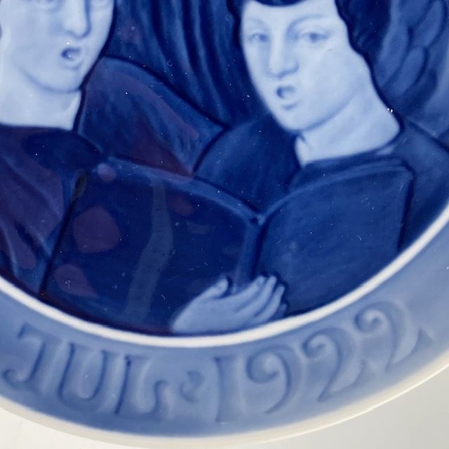 二級品】 ロイヤルコペンハーゲン イヤープレート 1922年 「Three