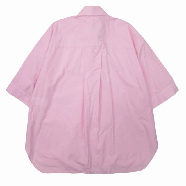 美品 25ss エンフォルド ENFOLD LAYERED HALF SLEEVES SHIRT