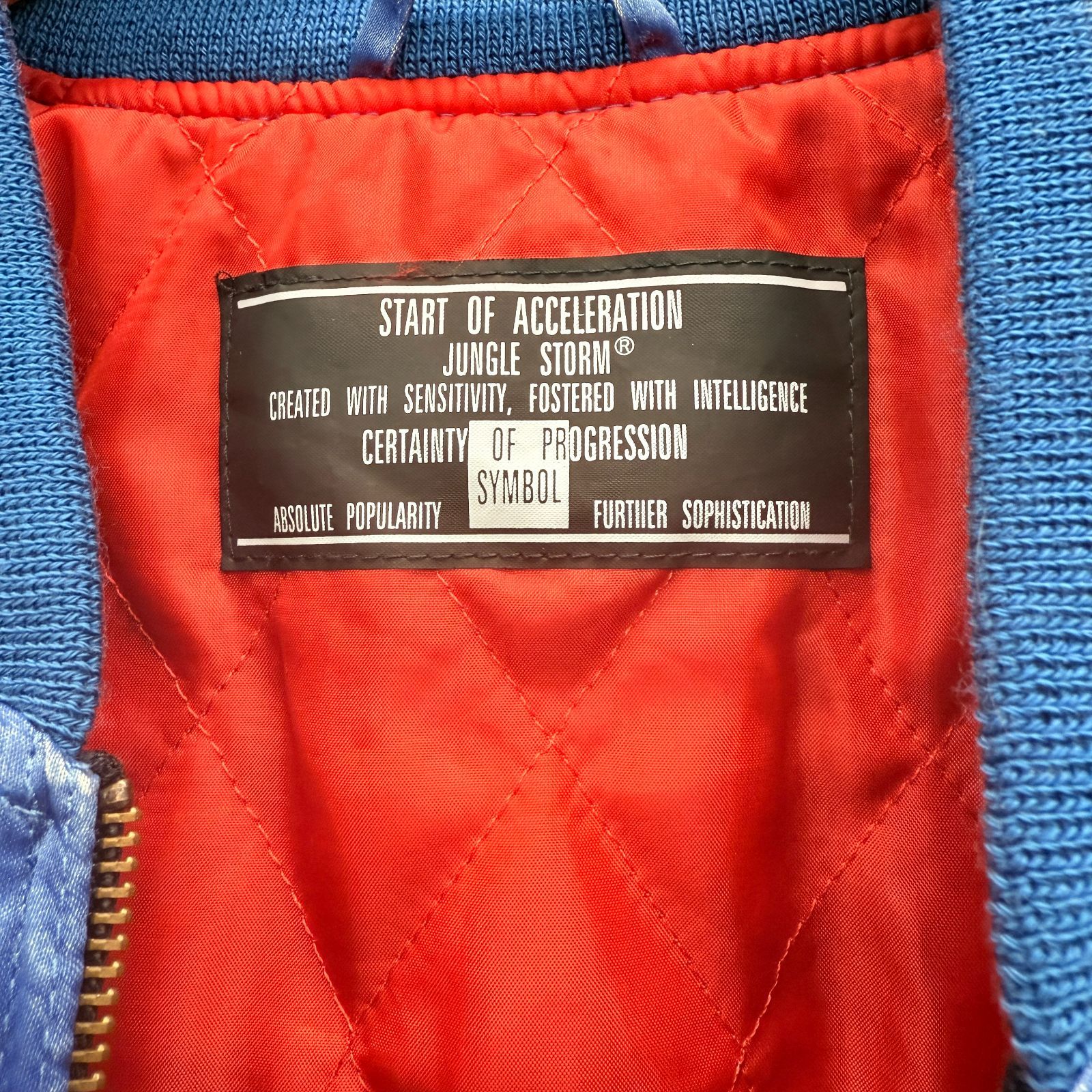 △▽△0106 JUNGLE STORM スカジャン YOKOSUKA 龍 刺繍 フリーサイズ