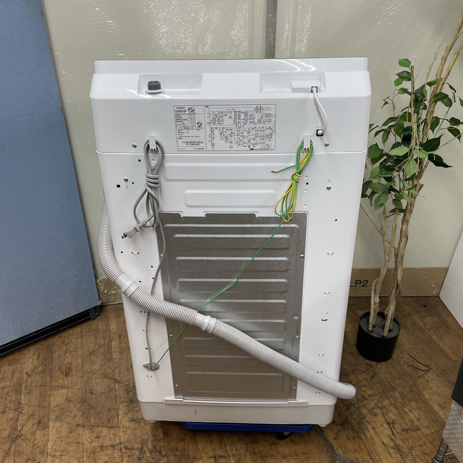  R 211 ☀️ 名古屋市近郊配送設置無料 AQUA 洗濯機 洗濯10 0㎏ 22年製 Prette AQW VA 10 N クリーニング済 縦型洗濯機本体 縦型洗濯機