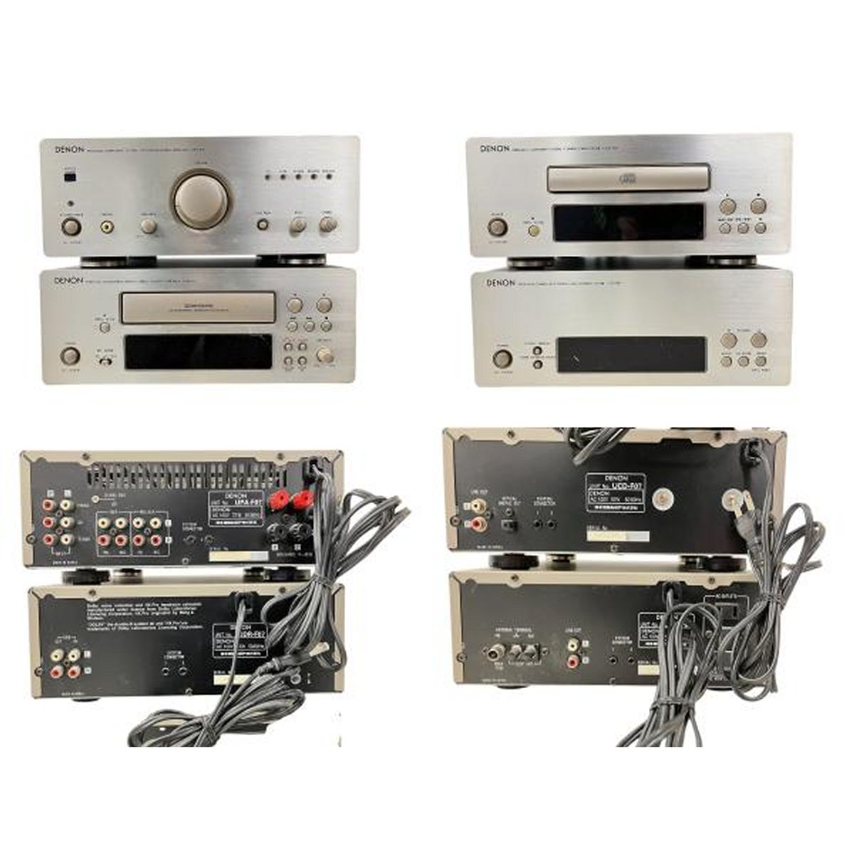 ラジオ・コンポ DENON UCD-F07 UTU-F07 UDR-F07 UPA-F07 Denon UPA-F07 Amplifier - UTU-F07 Tuner - UDR-F07 Cassette deck