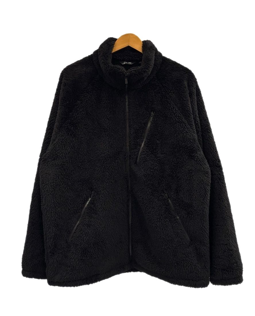 ユニクロ UNIQLO Needles ニードルス コラボ フリースジャケットボアジャケット 黒 01 34 5 F 239 A XL ジャケット ブラック 101 MT 5584