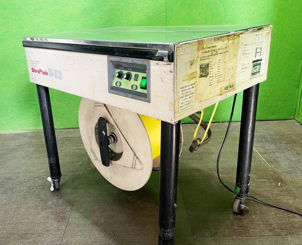 動作良好 ストラパック 半自動梱包機 D 53 PPバンド付き C 1566