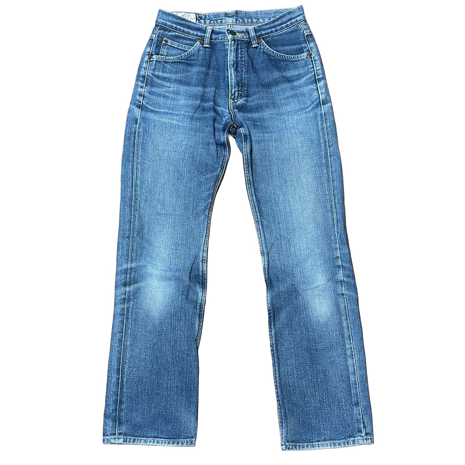 Lady LEE RIDERS 80101 ストレートデニム ブルー サイズ31 レディースL 