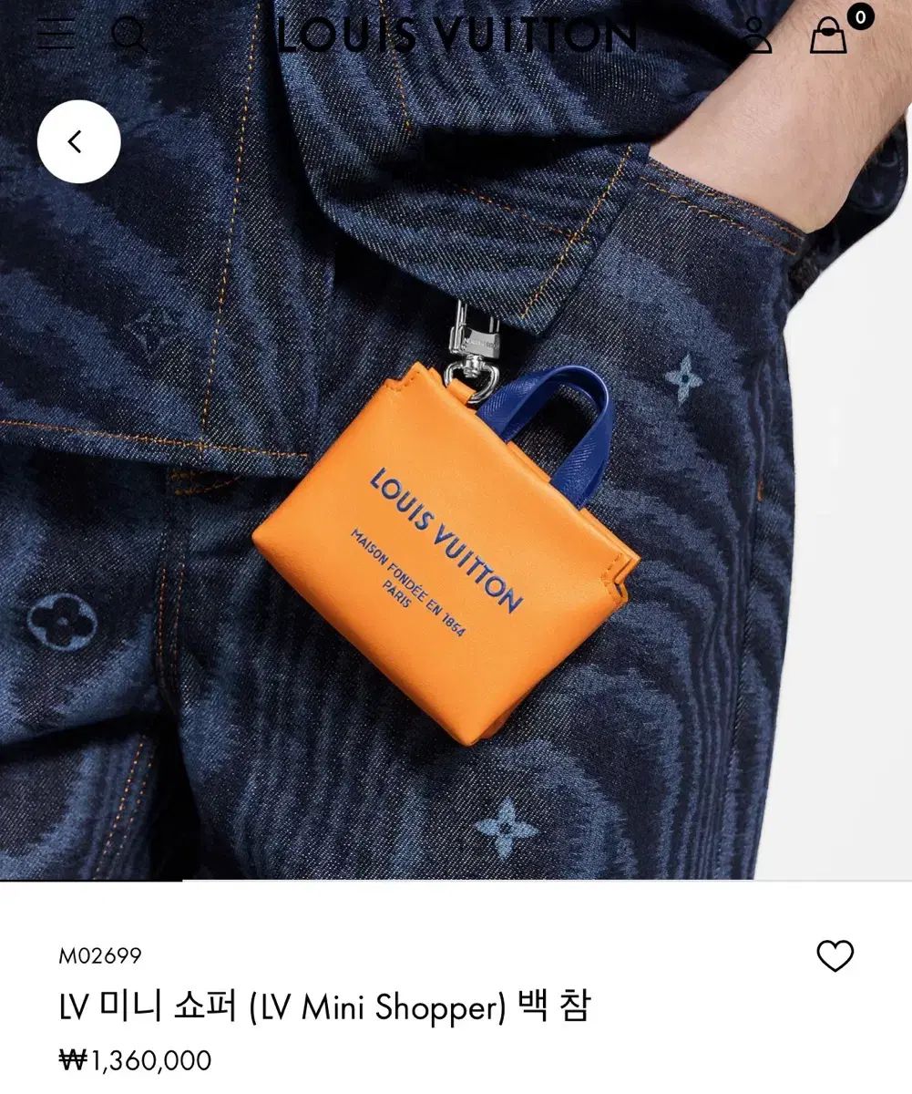 LV ミニ ショッパー Mini Shopper バッグ チャーム