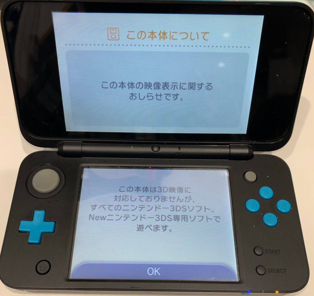 動作良好 Newニンテンドー2 DS LL ブラック ターコイズ 充電器付き