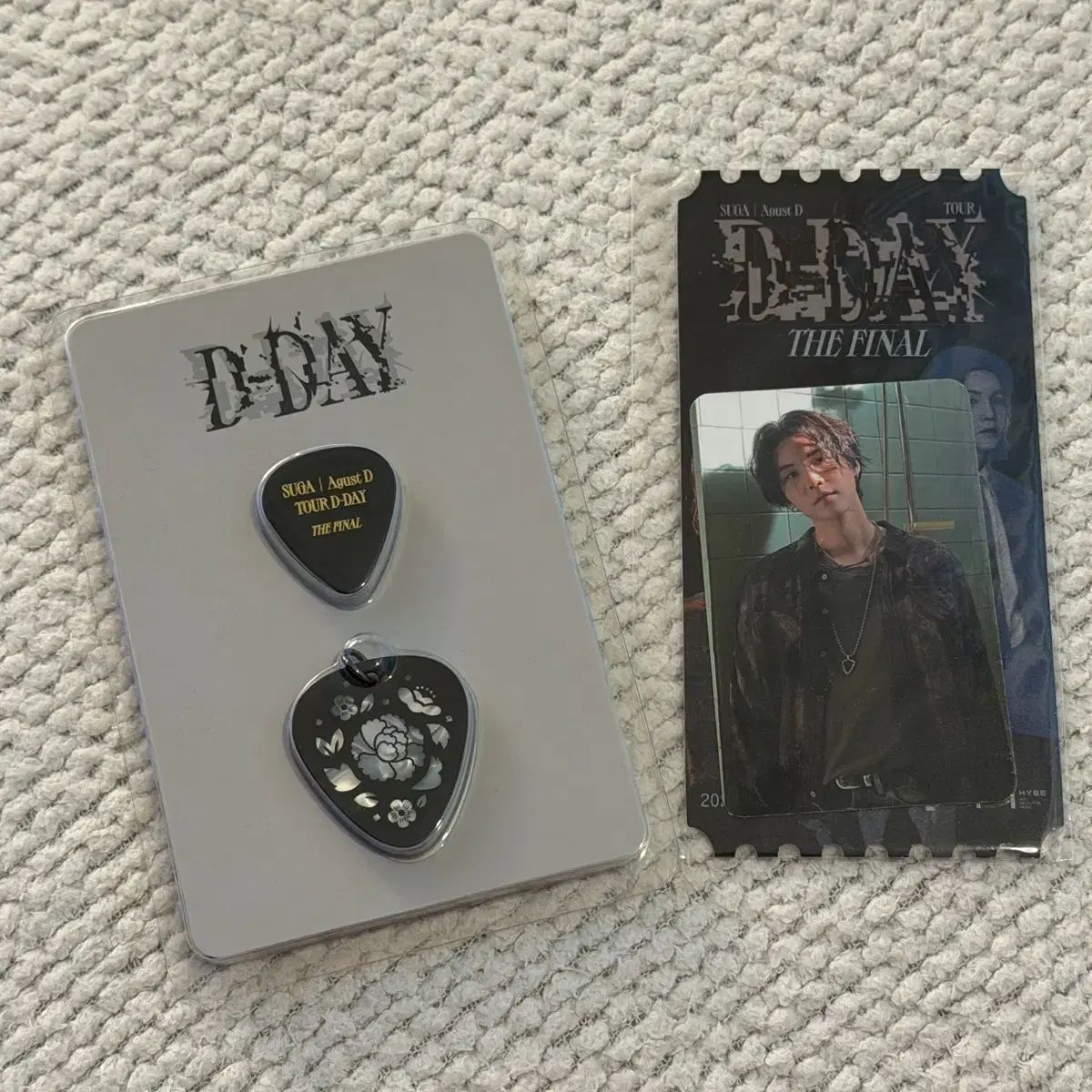 シュガ agust D FINAL ギターピック ARMY ZONE トレカ