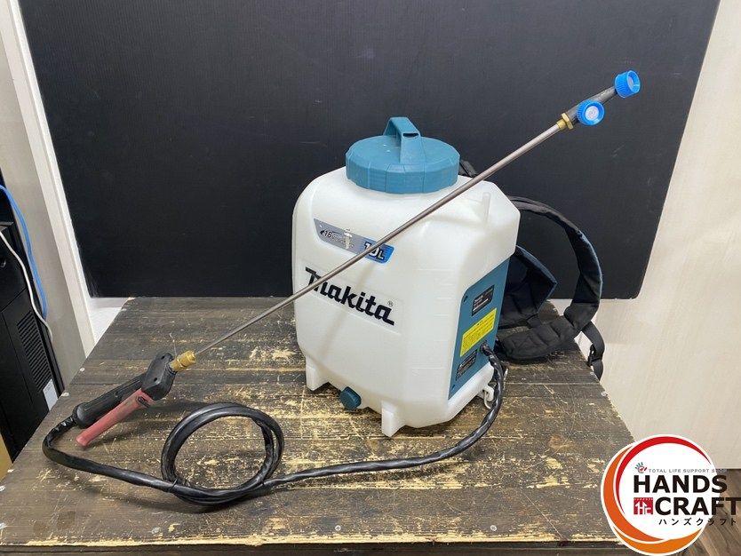 ● 品 makita マキタ MUS 108 D 充電式噴霧器 背負式 18 V用 タンク容量 10 L 最高圧力 0 5 1 MPa バッテリ別売